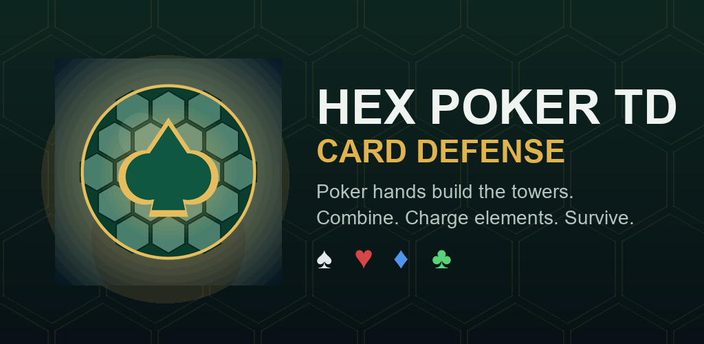 Hex Poker TD feature graphic
